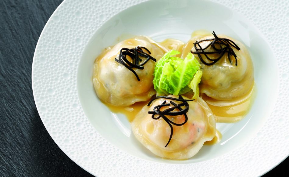 Raviolis de langoustines aux truffes La Recette