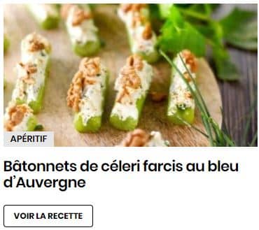 bâtonnets de céleri