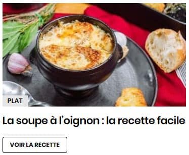 soupe à l'oignon