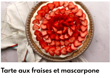 tarte fraise mascarpone