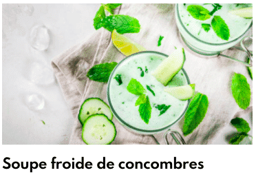 soupe froide concombre