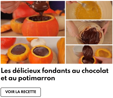 potimarron fondant chocolat