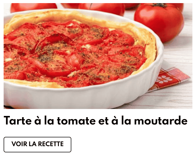 tarte tomate moutarde