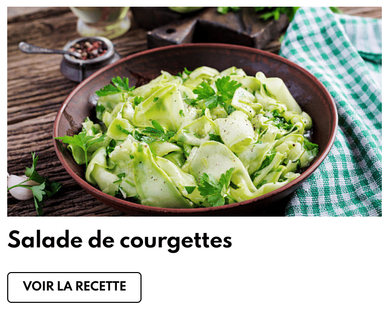 Salade de courgettes