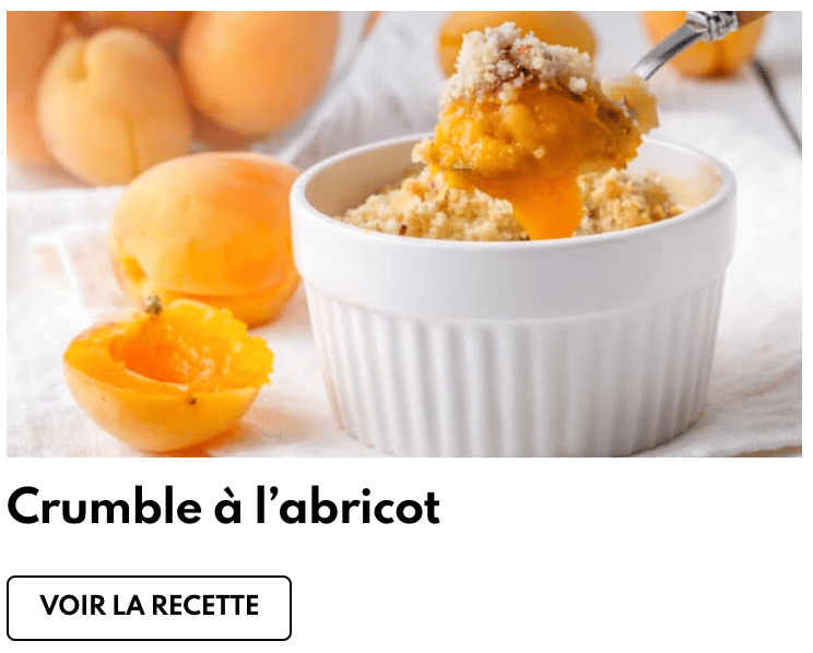 crumble abricot