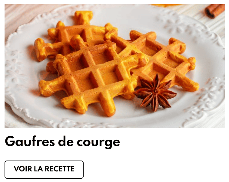 Gaufres de courge