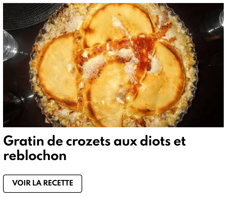 Gratin crozets